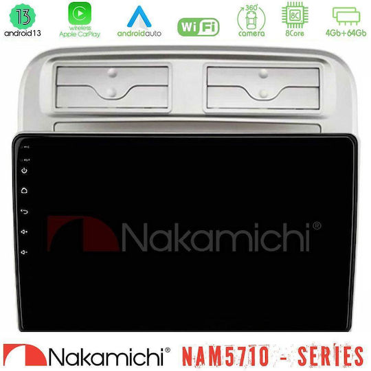 Nakamichi Car Audio System for Fiat Grande Punto 2006-2011 Bluetooth USB WiFi GPS Apple CarPlay Android Auto with 9" Touch Screen