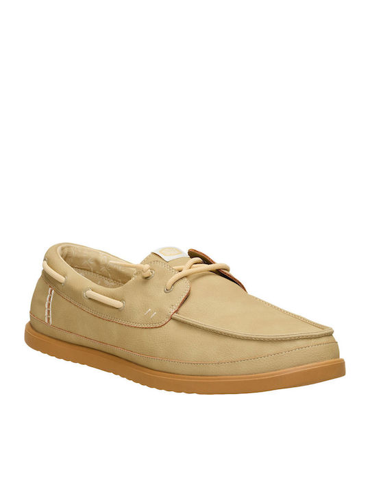 Men's Loafers In Beige Colour
