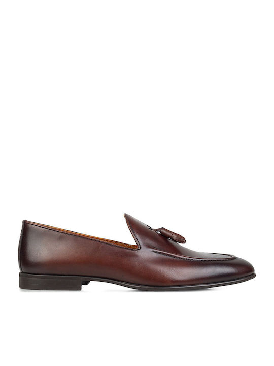 Sigotto Men's Moccasins in Brown Colour