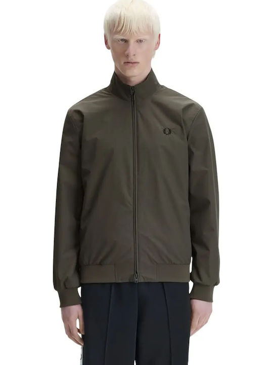 Fred Perry Brentham Αθλητικό Μπουφάν Field Green