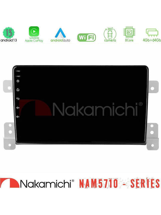 Nakamichi Auto-Audiosystem für Suzuki Grand Vitara 2014 mit Touchscreen 9" (Bluetooth/USB/Eingebautes Wi-Fi / GPS / Apple CarPlay / Android Auto)