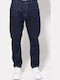 Men's Jeans Pants Regular Fit Dark Blue