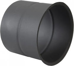 Parkanex Schwarz Rosettenkragen Kaminrohr Ø150 Dicke 2 mm