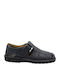Leder Herrensandalen in Blau Farbe