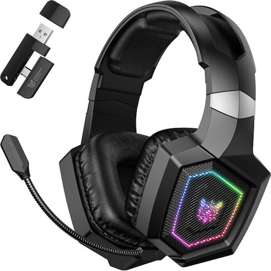 Onikuma GT806 Drahtloses Über Ohr Gaming-Headset mit Bluetooth- und USB-Konnektivität