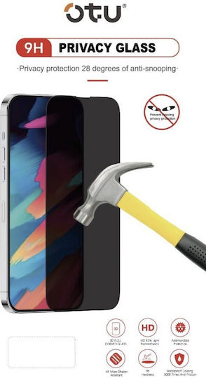 3D Privacy Full Face Tempered Glass (iPhone 14 Pro) GZ24795