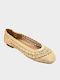 Damen Ballerinas Beige