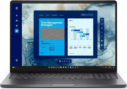 Dell Pro 16 PC16250 16" IPS FHD+ (Core 5-120U/8GB/256GB SSD/Windows 11 Pro) (Международен английски език клавиатура)
