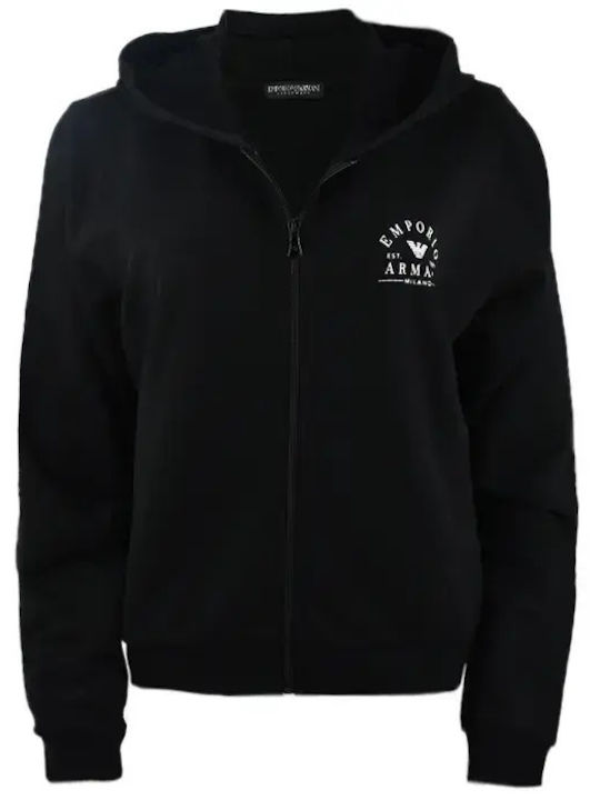 Women's Sweatshirt Cardigan Black