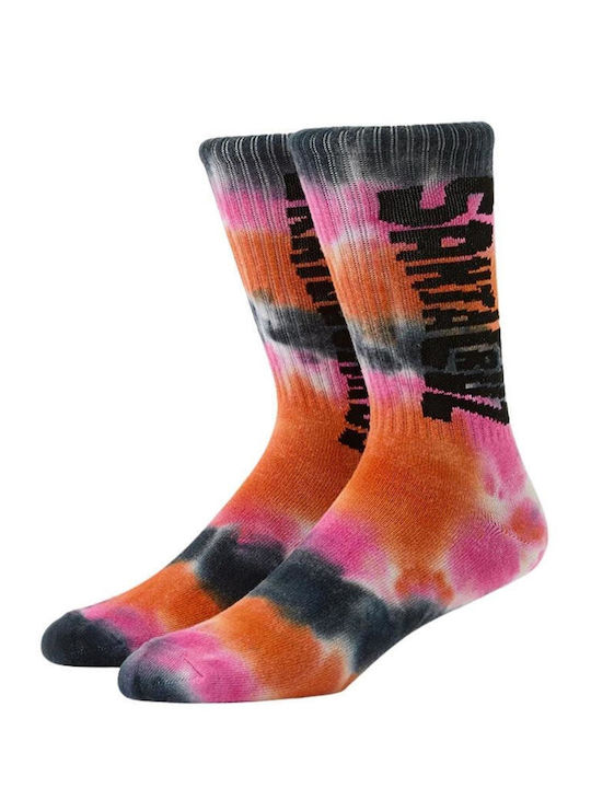 Santa Cruz Christmas Socks Tie Dye