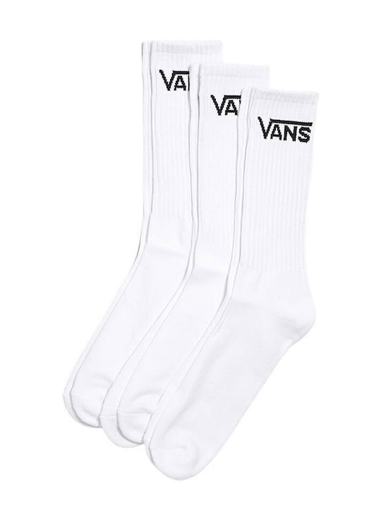 Vans Classic Crew Ανδρικές Κάλτσες White 3Pack