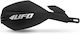 UFO Protective Motorcycle Handguards in Black