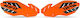 UFO Protective Motorcycle Handguards in Orange Color
