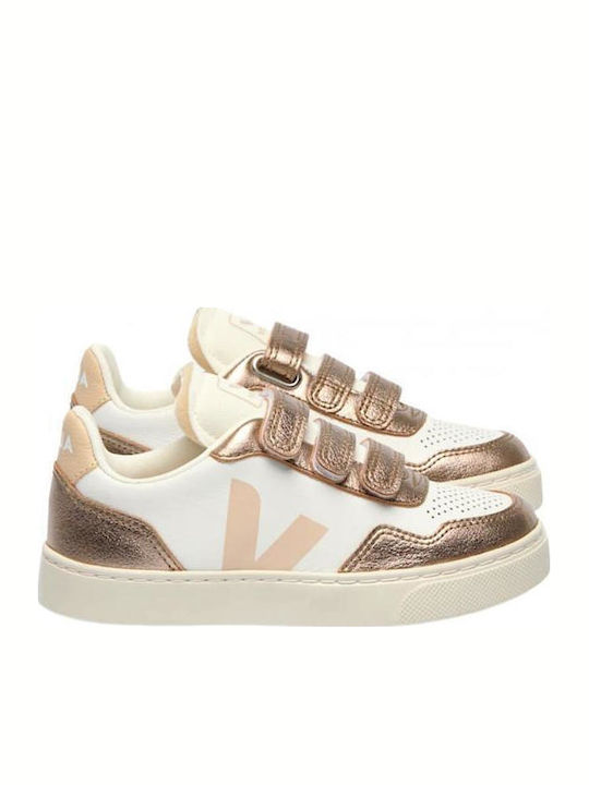 Παιδικά Sneakers με Σκρατς Λευκά
