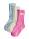 Vans Kids' Socks Classic Pink Fizz 3 Pairs