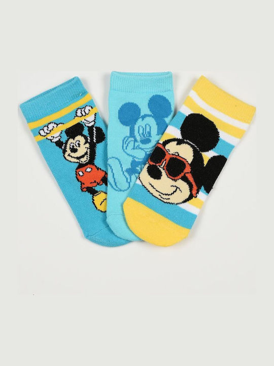 Disney Παιδικές Κάλτσες Mickey Σιελ