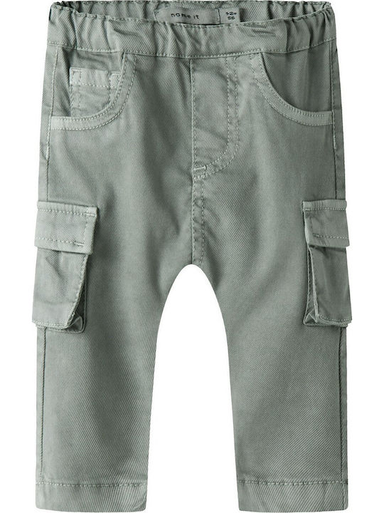Name It Pantalon Pentru Copii Cargo Verde Măsliniu