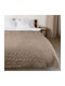 Dilios Set Tagesdecken Einzel Beige 160x220cm