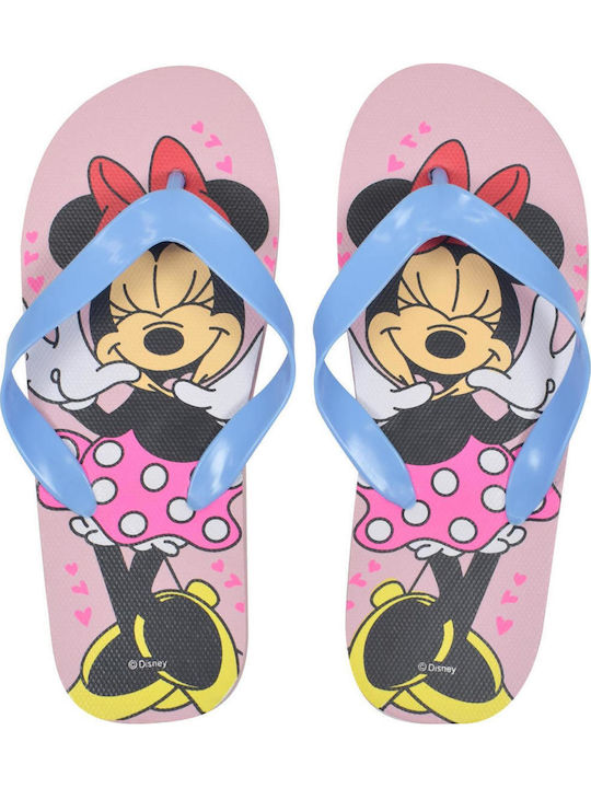 Kids' Flip Flops Pink Minnie Mouse