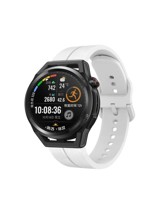 Кайш Силиконов Бял (Huawei Watch GT Runner)
