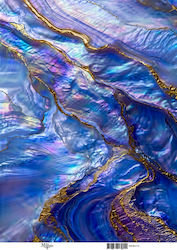Reispapier Maja's Memories 30x42cm Perlmutt Mdr...