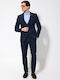 Men’s Suit Jacket with Slim Fit Blue