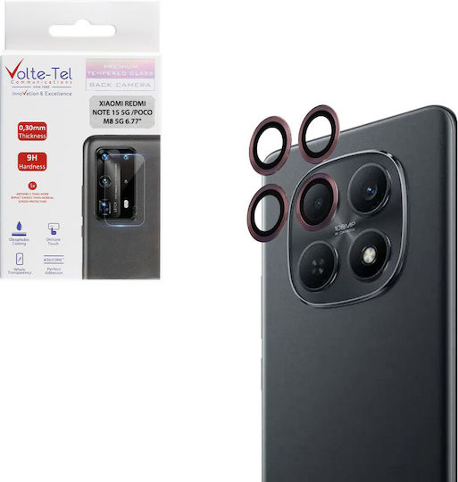 Volte-Tel Προστασία Κάμερας Tempered Glass Ροζ για το Xiaomi Redmi Note 15 5g