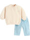 Kids Set With Pants Winter 2 Pieces Beige