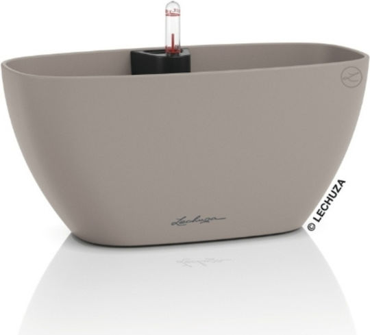 Lechuza Selbstbewässernder Blumentopf Sandbraun 39x19x18cm