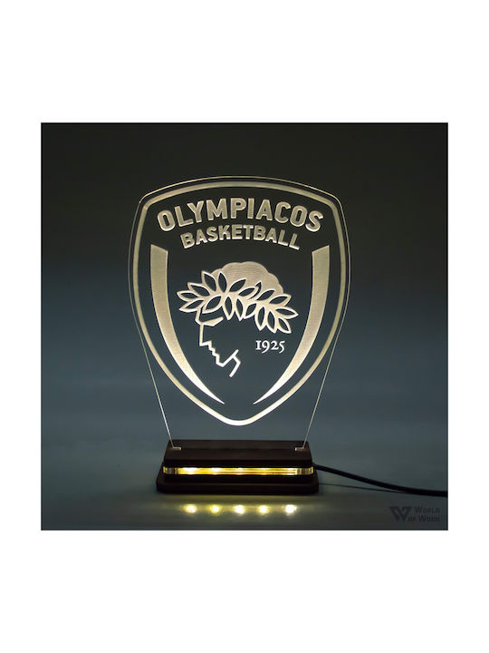 World of Wood Decorative Lamp Olympiacos Basket...