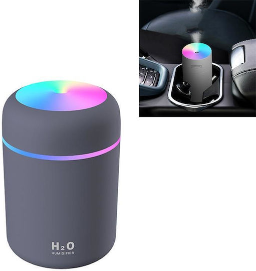 Colorful Cup Humidifier Usb Car Air Purifier Grey