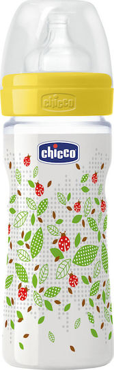 Chicco Πλαστικό Μπιμπερό Well Being Κατά των Κολικών με Θηλή Σιλικόνης 250ml
