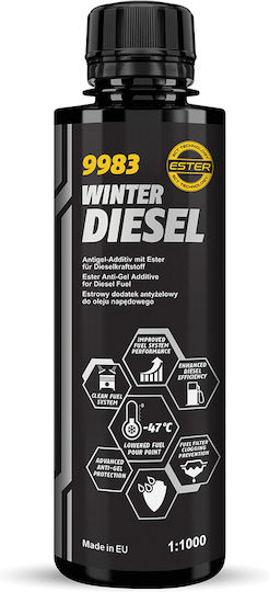 Mannol 9983 Winter Diesel Additive Antifreeze & Flow Improver Car 250ml
