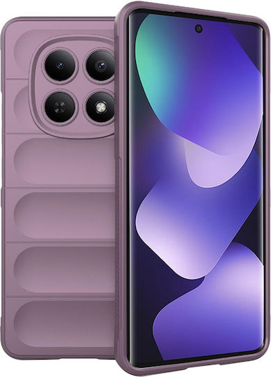 Techsuit Magic Shield Umschlag Rückseite Silikon Lila (Redmi Note 15 / Poco M8)