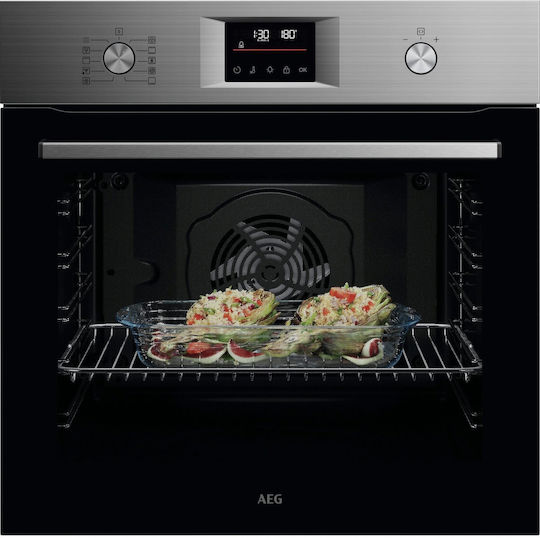 AEG OU5PB40SM Φούρνος άνω Πάγκου 72lt Π56εκ. Steel