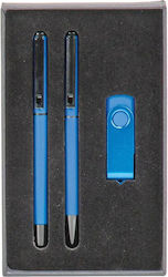 Σετ Μεταλλικά Στυλό Ballpoint & Μπρελόκ Κωδ 0510-220 Μπλε Blue Σετ Μεταλλικά Στυλό Ballpoint & Μπρελόκ Κωδ 0510-220 Μπλε Blue