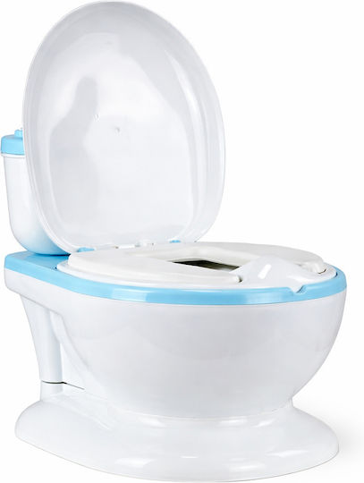 Little Mom Töpfchen Toilette mit Deckel Blau