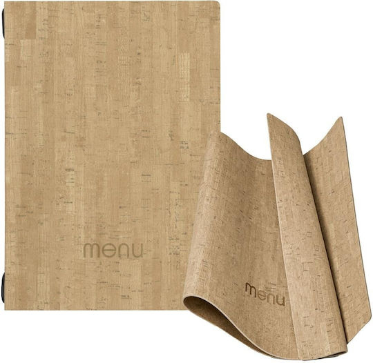 Next Leather Menu Holder in Beige Colour 22.5x32 cm Set 3 Pieces Ecoleather