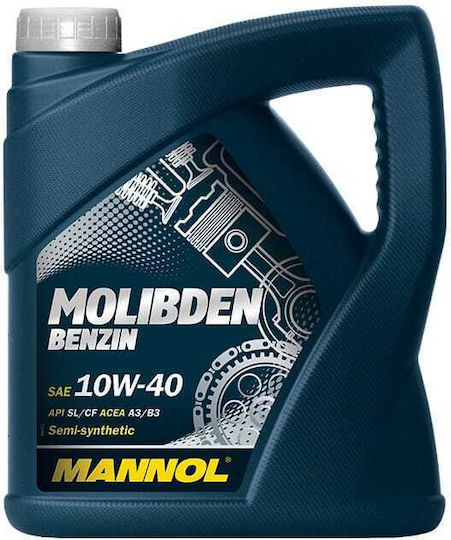 Mannol Molibden Semi-Synthetic Car Oil 10W-40 4lt