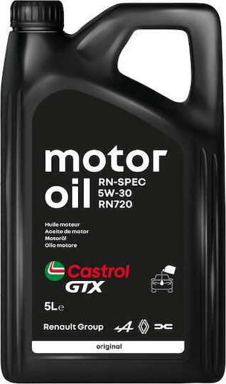 Renault GTX RN720 Синтетично Автомобилно Масло 5W-30 5л