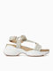 Signature Logo Women's Anatomic Sporty White Sandals