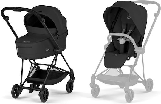 Cybex Mios Comfort Reversible 2 in 1 Baby Stroller Suitable for Newborn Sepia Black / Matt Black Frame 9.8kg