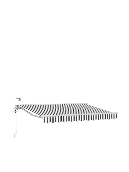 vidaXL Cort Terasă Gri 3x2.5m