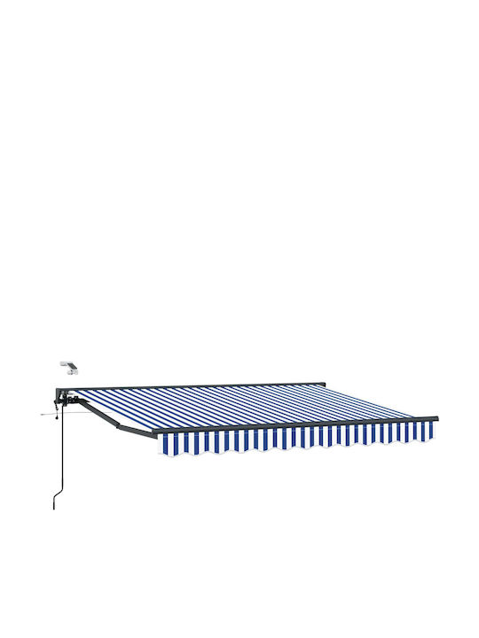 vidaXL Cort Terasă Albastru 2.5x2m