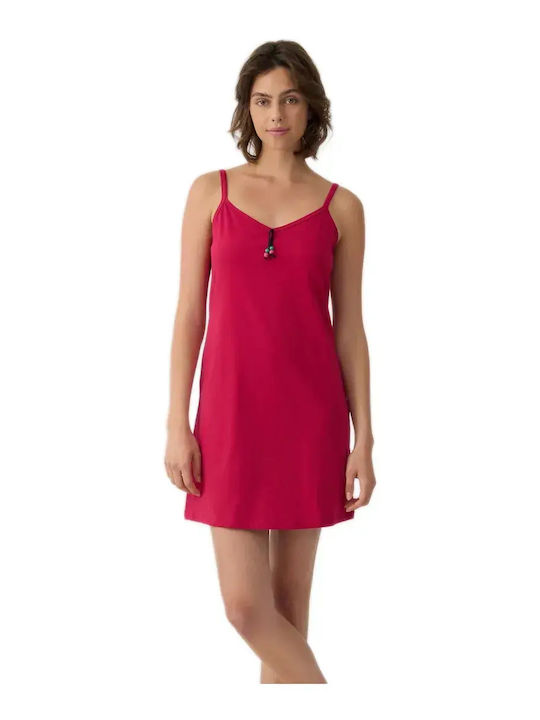 Minerva Summer Cotton Women's Nightgown Cherry ...