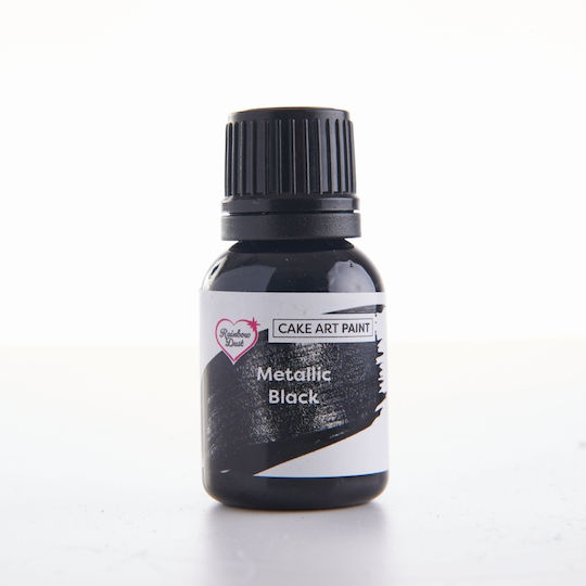 Metallic Black Food Coloring 23g Rainbow Dust