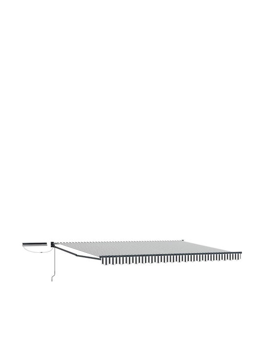 vidaXL Markise Für Terrasse Grau 5x3m