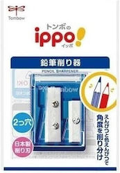 Tombow Sharpener Ippo Transparent 2 Holes Ksa-121 4901991006742