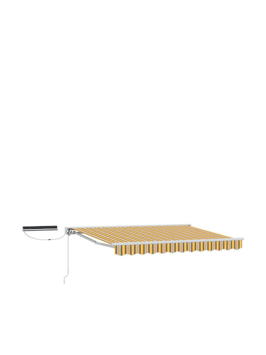 vidaXL Cort Terasă Galben 3x2.5m