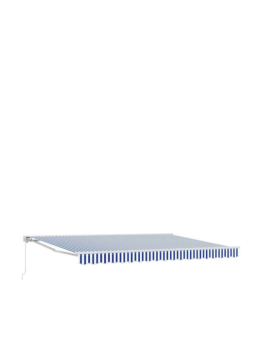 vidaXL Markise Terrasse Blau 5x3m